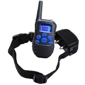 Collar de entrenamiento para perros de 300m con vibración, corteza, pitido, collar de choque seguro - Product Image 3