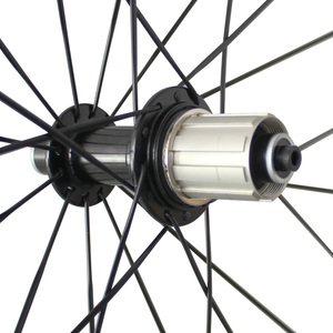הנמכר ביותר פרופיל גבוה 38 מ"מ 700c כביש אופניים Wheelsets צינורי גלגלי פחמן פחמן - Product Image 3