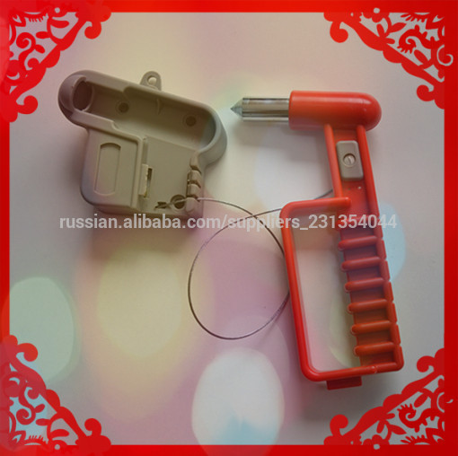 Hf-839-2 автомобиля избежать молоток безопасности многофункциональный чрезвычайных молоток ремень безопасности резака( ce сертиф