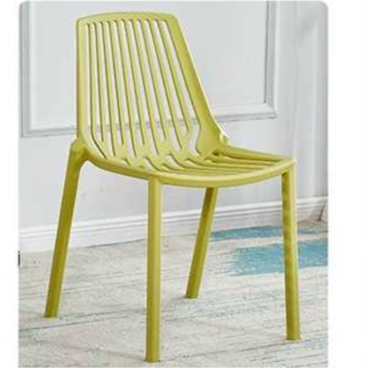 Sedie da giardino in resina gialla