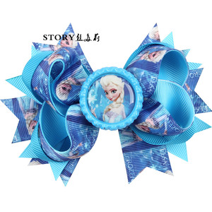 La <span class=keywords><strong>romance</strong></span> de dessin d'enfants de la glace et de la neige en 2018 Bébé fille bascule à fleurs - Product Image 1