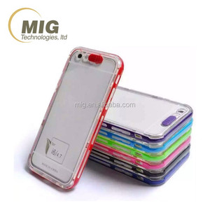Mode Doux TPU Appel LED Blink clignotant Transparent Cas de Couverture arrière pour iphone 6/6 <span class=keywords><strong>s</strong></span>/6 plus - Product Image 1