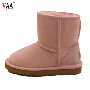 AN-CF-027 venta superior fabricante lindo niños botas zapatos de <span class=keywords><strong>la</strong></span> nieve, Invierno botas de piel en stock - Product Image 5