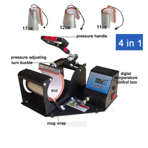 Máquina <span class=keywords><strong>de</strong></span> Prensa <span class=keywords><strong>de</strong></span> Calor 4 en 1 para Sublimación <span class=keywords><strong>de</strong></span> <span class=keywords><strong>Tazas</strong></span>/Botellas, Semi-Automática, para Impresión <span class=keywords><strong>de</strong></span> Logotipos con Nueva Placa <span class=keywords><strong>de</strong></span> Tipografía - Product Image 2