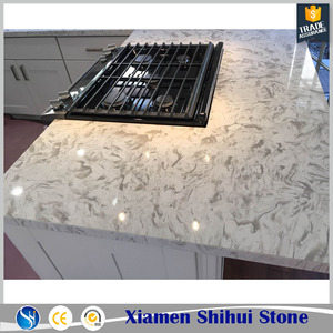 SH đá tùy chỉnh cao cấp <span class=keywords><strong>Seashell</strong></span> thạch anh Countertop - Product Image 4