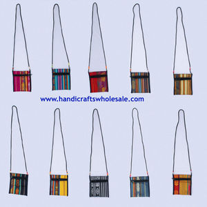 กระเป๋าไหมพรมสะพายไหล่ทำมือ,กระเป๋าถือขนสัตว์ถักของขวัญดีไซน์สวยราคาไม่แพงเครื่องประดับแฟชั่นสไตล์พื้นเมืองเอกวาดอร์ - Product Image 2