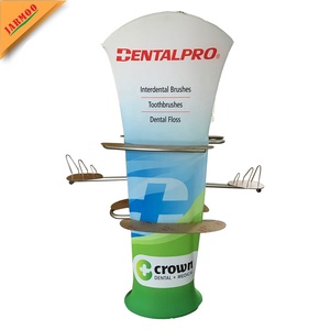 Customized OEM Logo Printing Trade Show Exhibition <strong>Portable</strong> <strong>Solid</strong> <strong>Promotion</strong> <strong>Display</strong> <strong>Counter</strong>