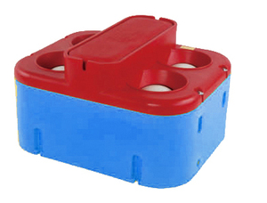 Mucca di plastica/bovini/cavallo/pecore/acqua/bere trough/serbatoio con termici quattro Palline Galleggianti - Product Image 1