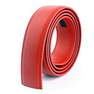 Men's Smooth Automatic Unbuckled Leather <strong>Belt</strong> Two-layer Cowhide Without Buckle <strong>Trousers</strong> <strong>Belt</strong> - Product Image 3