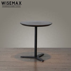 WISEMAX FURNITURE <span class=keywords><strong>Table</strong></span> basse <span class=keywords><strong>carrée</strong></span> moderne pour <span class=keywords><strong>salle</strong></span> <span class=keywords><strong>à</strong></span> <span class=keywords><strong>manger</strong></span> de restaurant, <span class=keywords><strong>table</strong></span> basse de café en métal blanc pour extérieur <span class=keywords><strong>avec</strong></span> plateau en ABS - Product Image 4
