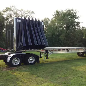 Super kwaliteit intrekbare dump covers tarp systemen vrachtwagens verzending dekzeilen pvc vrachtwagen cover voor roll off