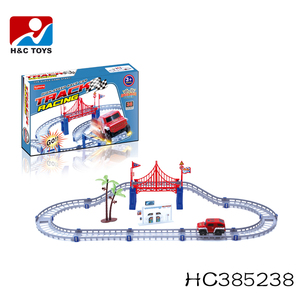 130 unids colorido DIY <span class=keywords><strong>pista</strong></span> súper pilas juguete vagón HC345120 - Product Image 3