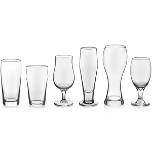 קרפט פילזנר צבעוני בירה זכוכית עם לוגו חיטה בירה זכוכית מלאכת מבשל מגוון באר משקפיים
