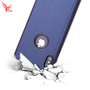 de golpes a prueba de cubierta inteligente Electroplate espejo cubierta PC funda para teléfono móvil para Iphone Xs. - Product Image 4
