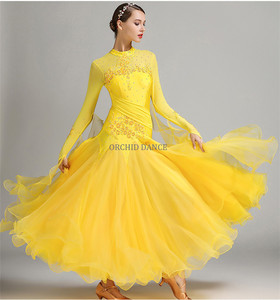 Professional Women Girls Competition <strong>White</strong> Ballroom <strong>Dance</strong> <strong>Dress</strong> - Product Image 4