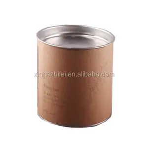 Round tea paper tube/Round tea aluminum cover/cylinder box