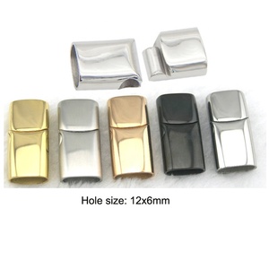 Chiusura in Metallo Acciaio Inossidabile all'Ingrosso per Bracciali in Pelle - Product Image 2