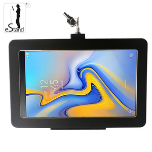 Stand mural en acier inoxydable 24018, pour <span class=keywords><strong>iPad</strong></span> et <span class=keywords><strong>Samsung</strong></span>, 10.1 pouces, T510/T515, métal Durable, verrouillage avec Keylock, support pour tablette - Product Image 1