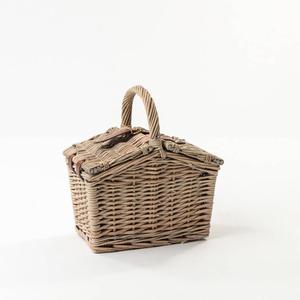Lớn Thủ Công Truyền Thống Trống <span class=keywords><strong>Wicker</strong></span> <span class=keywords><strong>Picnic</strong></span> Hamper Giỏ - Product Image 3