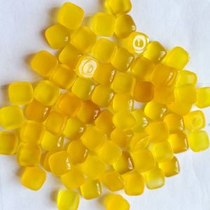 Fabrika Fiyat tedarik sarı akik kare cabochon en kaliteli kalsedon kabaşon - Product Image 5