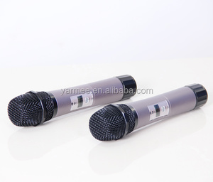 2 troughs UHF home wireless condenser microphones system's wireless boom microphone price YU21-YARMEE - Product Image 2