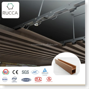 Ruccawood WPC Thiết Kế Hiện Đại Phong Cách Khuyến Mãi Không Thấm Nước Dải Trần Hội Đồng Quản Trị Vật Liệu Sử Dụng Cho Trần Giả Bảng Điều Chỉnh - Product Image 2