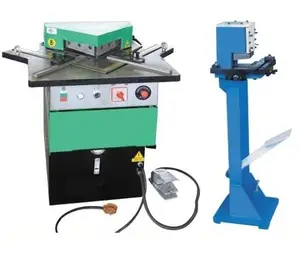 Fixed V angle hydraulic notching steel angle cutting machine for sale