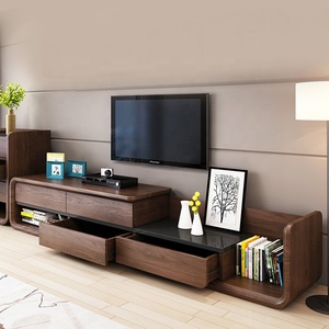 Venta al por mayor diseño clásico muebles madera de nogal extensible del Gabinete de la <span class=keywords><strong>TV</strong></span> - Product Image 4