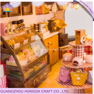 Le plus chaud avec la lumière et meubles dollhouse diy kit une poupée maison <span class=keywords><strong>de</strong></span> jouer - Product Image 4