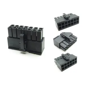 Angitu Wholesaler Black 4.2mm 14pin Male 5557 ATX Connector Housing For PSU Cable, Car Connecttiong Cable
