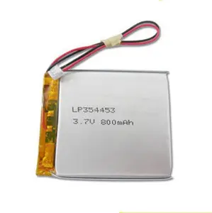 LP354453 Baterai 3.7 V 800MAh Polimer Lithium Baterai Isi Ulang 3.7 V 800MAh