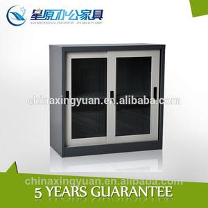 이케아 표시보기와 스틸 슬라이딩 유리 문 스토리지 캐비닛 - Product Image 1