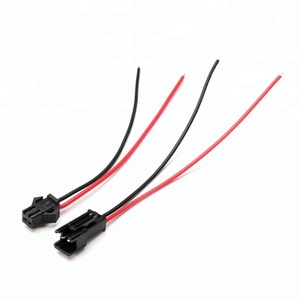 JST XH 2ピン ブラック＆ホワイト 2.5mm - デュポンワイヤーケーブルアセンブリ（PVCジャケット、錫メッキ銅導体付き） - Product Image 2