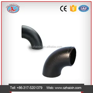 carbon steel 45&90D elbow ,LR and SR&seamless pipe fittings ASME B16.9 A234WPB