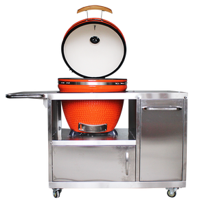 Auplex Kamado Grills 18 pouces XL <span class=keywords><strong>Masterbuilt</strong></span> Brasero Charbon de bois Barbecue extérieur Bbq Grills Fumeur avec table - Product Image 3