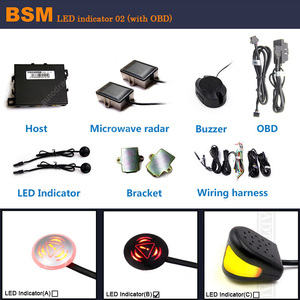 BSM/BSD/BLIS/BSA anticolisión para el coche de dispositivos de microondas 24 GHZ vehículo blind spot detection microondas - Product Image 2