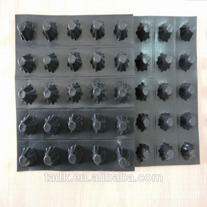 Bordo di drenaggio del paesaggio della cina 20mm della <span class=keywords><strong>fossetta</strong></span> di plastica di scarico bordo/<span class=keywords><strong>fossetta</strong></span> per il progetto del tetto e del Projet del Garage - Product Image 3