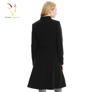 <span class=keywords><strong>Cappotto</strong></span> di <span class=keywords><strong>lana</strong></span> di Cashmere da donna <span class=keywords><strong>nero</strong></span> coreano lungo <span class=keywords><strong>cappotto</strong></span> invernale - Product Image 2