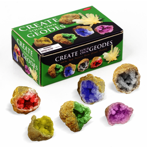 PianoPotato Gem Toysc Collection Tente <span class=keywords><strong>d</strong></span>ôme géodésique Créez vos propres géodes, 24 pièces par <span class=keywords><strong>géode</strong></span> intérieure/<span class=keywords><strong>améthyste</strong></span> - Product Image 1