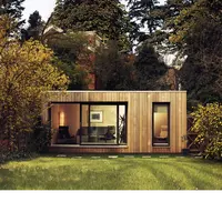 DeepblueスマートハウスAU標準美しい安いプレハブライト鉄骨構造木製デザインガーデンオフィスビルハウス