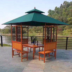 De hierro Gazebo Pabellón del jardín para el jardín al aire libre a prueba de cortina - Product Image 3