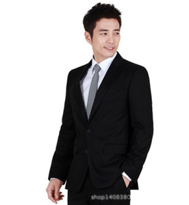 Nuovo abito da <span class=keywords><strong>uomo</strong></span> formale nero <span class=keywords><strong>doppiopetto</strong></span> personalizzato 3 pezzi <span class=keywords><strong>blazer</strong></span> per <span class=keywords><strong>uomo</strong></span> - Product Image 5