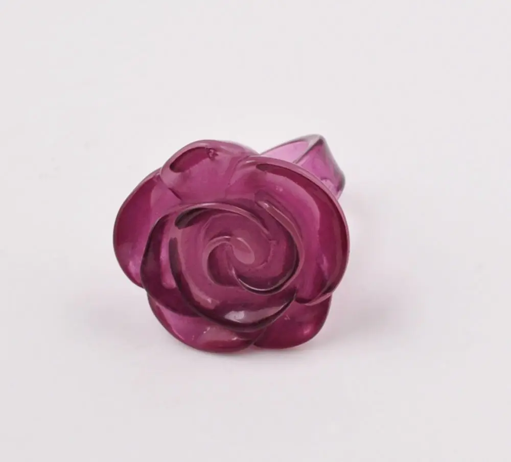 stock fashion flower rose plastic ring