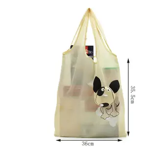Модная Складная портативная сумка для покупок в виде милых мультяшных животных с индивидуальным логотипом