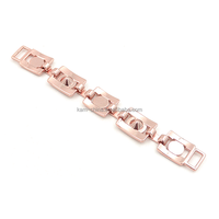 Chaînes métalliques personnalisées couleur or rose pour sacs, accessoires de mode Alibaba Chine