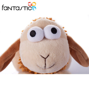 Mignon mini moutons en peluche jouets cadeau pour chien avec siffleur à l'intérieur - Product Image 6