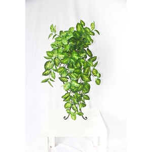 Cesta colgante de geranio Artificial casi Natural, planta decorativa de follaje de seda - Product Image 5