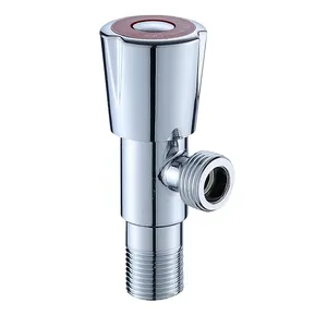 Ceramic Toilet Angle Valve Stainless Iron Material ABS Handle Quick Open Angle Valve With Brass Core Iron Rod