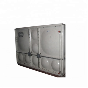 Montaje gratuito SMC Tanque <span class=keywords><strong>de</strong></span> agua <span class=keywords><strong>de</strong></span> plástico Tanque cuadrado <span class=keywords><strong>de</strong></span> fibra <span class=keywords><strong>de</strong></span> vidrio SMC Seccional Grp Tanques - Product Image 1