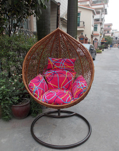 राल विकर फांसी स्विंग अंडे की कुर्सी झूला - Product Image 5